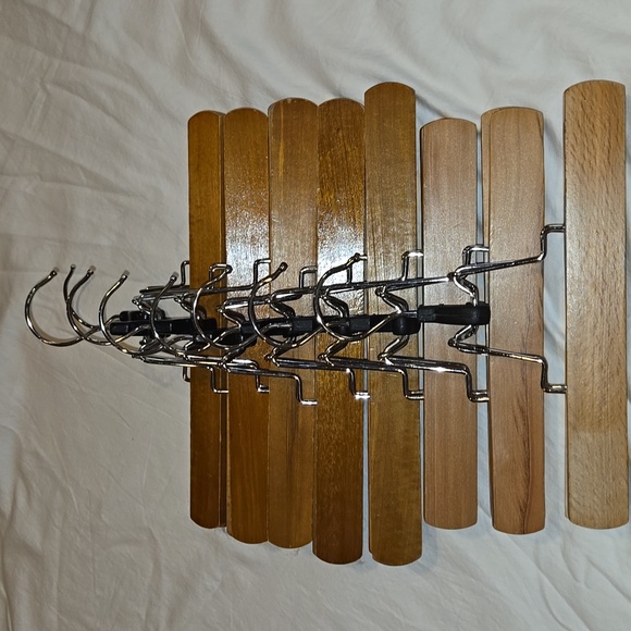 Wooden Hanger  Set Of 8- Brown - Picture 1 of 4